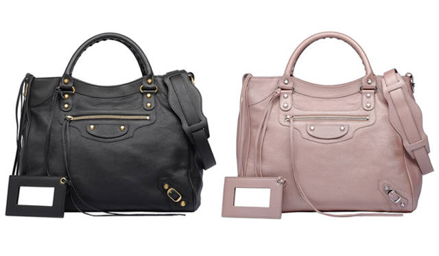 <strong>BALENCIAGA｜バレンシアガ</strong>　バッグ「VELO」 [W34×H28×D17 cm]　各19万6350円　※ピンクカラー「ROSE」は直営店限定
