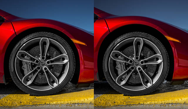 <strong>McLaren MP4-12C Spider</strong><br />The Spider is equipped with a new front lifting system.