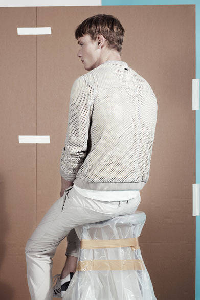 2013 Spring/Summer Collection | LEATHER BROUSON ¥71,295, CAVALRY PANT ¥15,750