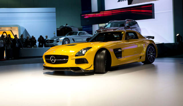 <strong>Mercedes-Benz SLS AMG Coupe Black Series</strong><br />World premiere at the Los Angeles Auto Show