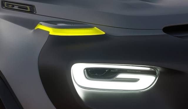 <strong>Mercedes-Benz Ener-G-Force</strong><br />The headlights are LED, designed with the letter 'G'.