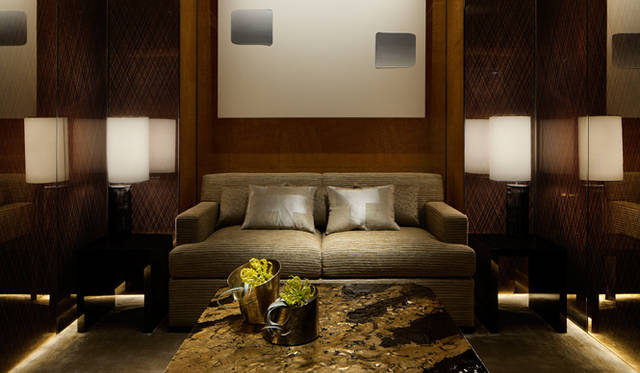 <strong>LOUIS VUITTON</strong> The chic, contemporary interior, incorporating Japanese elements throughout, was designed by French designer Gwenael Nicolas.