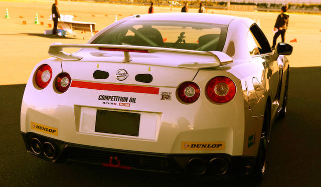 <strong>Nissan GT-R</strong><br />The "Club Track edition," exclusively for circuit driving, was also displayed at the test drive venue.