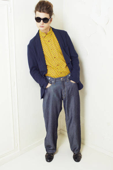 2013 Spring/Summer Collection: Jacket ¥54,600, Shirt ¥25,200, Pants ¥88,200