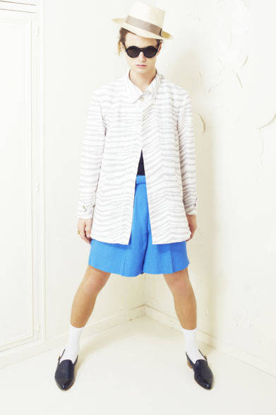 2013 Spring/Summer Collection: Coat ¥72,450, Pants ¥27,300, Shoes not for sale