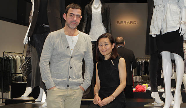 <strong>BERARDI</strong> Antonio Berardi and Fashion Director Terumi Hagiwara.
