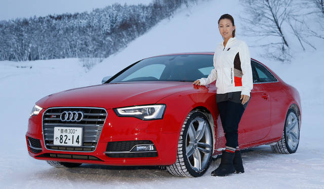 プロゴルファー 上田桃子さんとAudi S5
