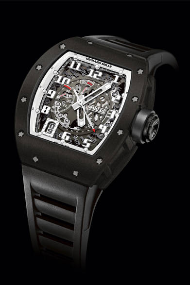 <strong>RICHARD MILLE｜リシャール・ミル</strong>「RM56-01 トゥールビヨン サファイヤクリスタル」自動巻き、カーボンナノチューブ配合コンポジットケース、日本限定15本、1207万5000円（予価）