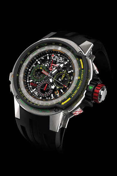 <strong>RICHARD MILLE│リシャール・ミル</strong>　「RM39-01 オートマチック・アヴィエーションE6-B」ケース径50mm、チタン、UTC表示、フライバッククロノグラフ、アニュアルカレンダー、パワーリザーブ約50時間、1323万円（予価）