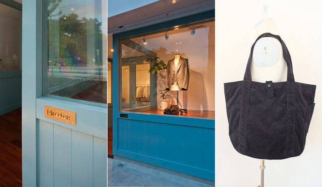 <strong>WISTERIA｜ウィステリア</strong>　右／「ARTS & CRAFTS×FUJITO」WORKERS / CARRY ALL TOTE 1万4700円（W350×H340×D240mm）