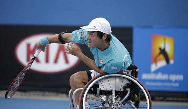 車いすテニス世界ランキング1位の国枝慎吾選手