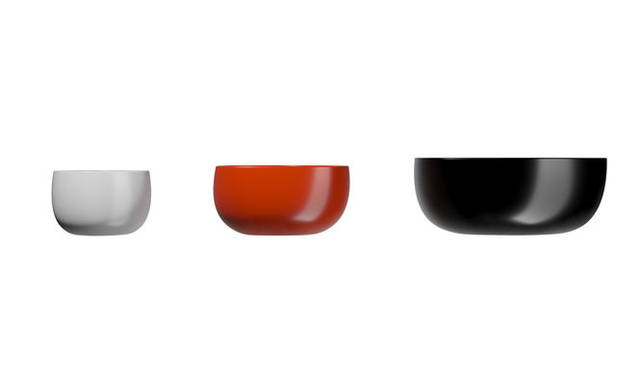 <strong>Italesse｜イタレッセ</strong>　 デザインオフィスnendoデザインのボウルセット「Pebble」