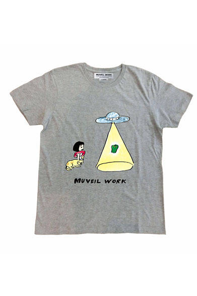 <strong>MUVEIL｜ミュベール</strong>　伊勢丹新宿店本館2階、東京クローゼット「MUVEIL WORK」　伊勢丹スペシャル・アイテム　野菜Tシャツ（アーティスト堀 道広氏イラストTシャツ）