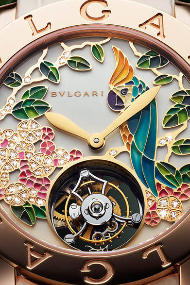 「BVLGARI BVLGARI TROPICAL GARDEN TOURBILLON｜ブルガリ・ブルガリ トロピカルガーデン トゥールビヨン」