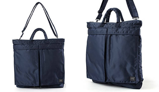 <strong>HEAD PORTER｜ヘッド・ポーター</strong>　「TANKER」ニューコレクション　スタンダードシリーズでも人気の高いアイテムで、オリジナルではハンドル・ショルダーの2ウェイタイプのミリタリーの定番「HELMET BAG」（622-0075 / W430×H380mm）2万2050円