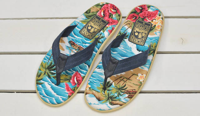 <strong>UNITED ARROWS green label relaxing</strong>　 アイランド・スリッパ“ショップインショップ”イベント　ビンテージアロハモデル 1万2600円