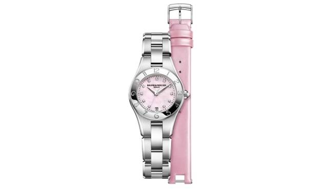 <strong>BAUME & MERCIER｜東日本大震災のサポートとしてジョイセフへ寄付金</strong>　リネア日本限定モデル　27万3000円