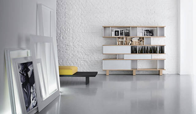 <strong>Cassina ixc.｜カッシーナ・イクスシー</strong>　「NUAGE（ニュアージュ　ブックシェルフ）」　デザイン｜Charlotte Perriand（シャルロット・ペリアン）