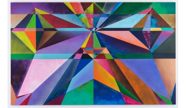 <strong>ART｜小牟田悠介個展『Color Unfolds』</strong>　小牟田悠介《Plane_Space glide》2013年、アクリル、200 x 320 x 5cm、撮影: 表恒匡 | SANDWICH