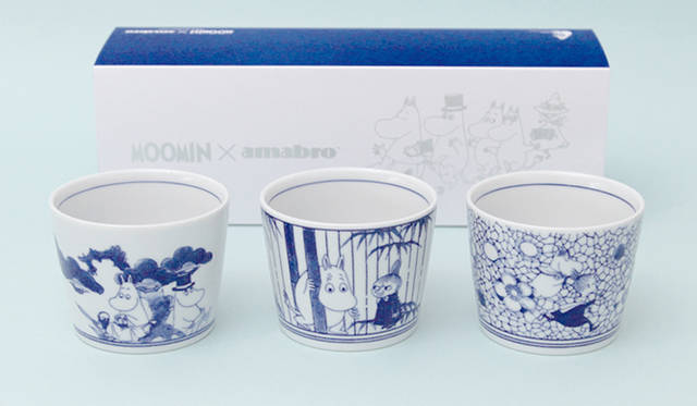 SOMETSUKE -猪口-　3個セット、価格｜6000円（税別）左から「Holiday」「Hide and seek」「Playtime」