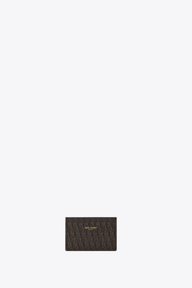 <strong>SAINT LAURENT｜新トラベルライン「MONOGRAM」登場 </strong>　クラシック カードケース 1万5000円
