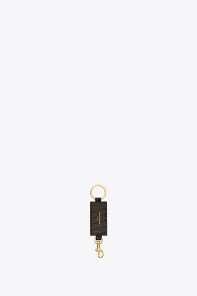 <strong>SAINT LAURENT｜新トラベルライン「MONOGRAM」登場 </strong>　キーリング 1万5000円