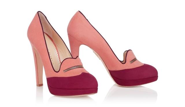 <strong>Charlotte Olympia｜シャーロット オリンピア</strong>　松屋銀座店でデザイナー来日イベント開催<br /><br />シューズ「ZIP IT LULU」 12万1000円