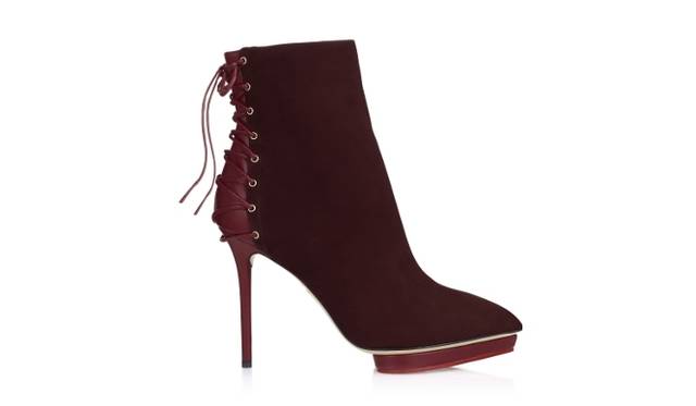 <strong>Charlotte Olympia｜シャーロット オリンピア</strong>　松屋銀座店でデザイナー来日イベント開催<br /><br />シューズ「LACED UP DEBORAH」 15万9000円