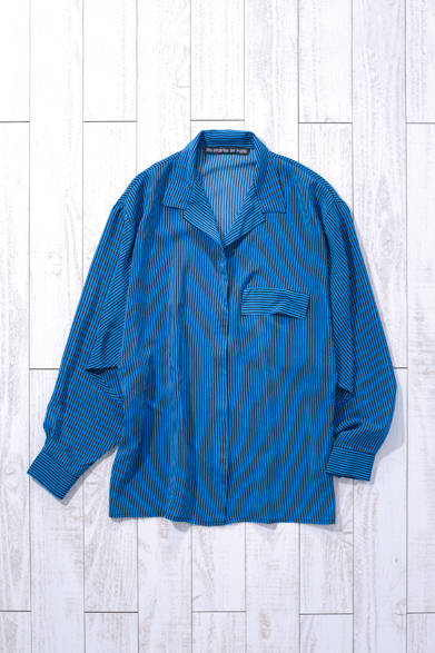 WOMEN'S | Silk Stripe Shirt [JOURNAL STANDARD Omotesando Exclusive] ¥29,000 (Les Prairies De Paris)<br />*Tax excluded price
