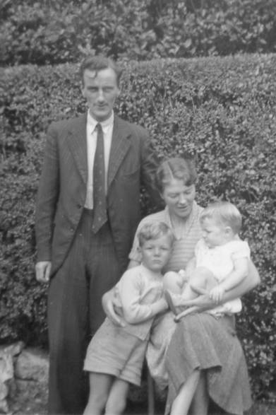 The name "Frank & Eileen" originates from the grandparents of Audrey C. McLauren, the founder and designer. Pictured are grandparents Frank and Eileen, and their children Barry and Shirley.