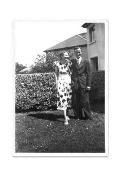 Frank and Eileen in their youth