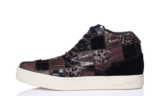 「Woodrow（ウッドロウ）」Black Leopard Patchwork 4万1040円