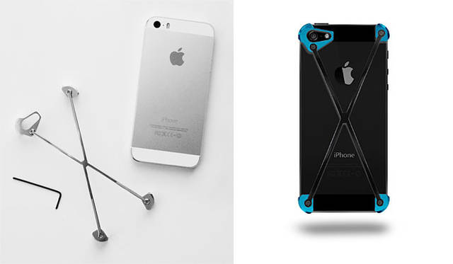 iPhoneの美しさを邪魔しないミニマムデザインを目指したRADIUSの、iPhoneを愛する人のために作られたフレーム「RADIUS by mod-3」。Phoneデザインを最大限引き立たせながら、最小限のカバーで大切なiPhoneを守る。「RADIUS iphone case」9504円