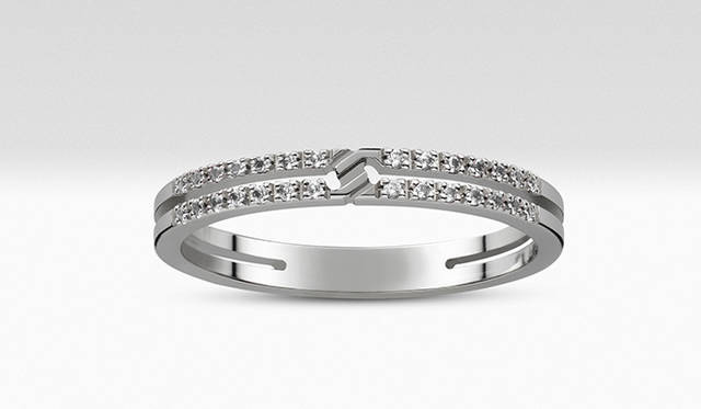 RING [18K WHITE GOLD, DIAMOND] 15万6600円