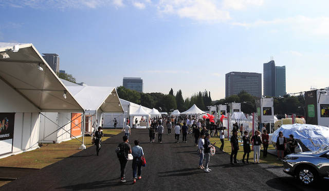 ことしで39回めを迎えるTOKYO DESIGNERS WEEK 2014は10月25日から11月3日（月・祝）まで、東京・青山の絵画館前で開催されている