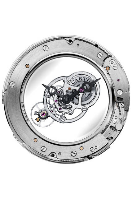 <strong>ロトンド ドゥ カルティエ アストロミステリアス</strong><br />ケース｜パラジウム950<br />直径｜43.5mm<br />ムーブメント｜手巻き（Cal.9462MC）<br />パワーリザーブ｜50時間<br />ストラップ｜ブラックアリゲーター<br />防水｜日常生活<br />限定数｜世界100本（個別の製造番号入り）<br />発売時期｜2016年4月予定<br />価格｜2060万円