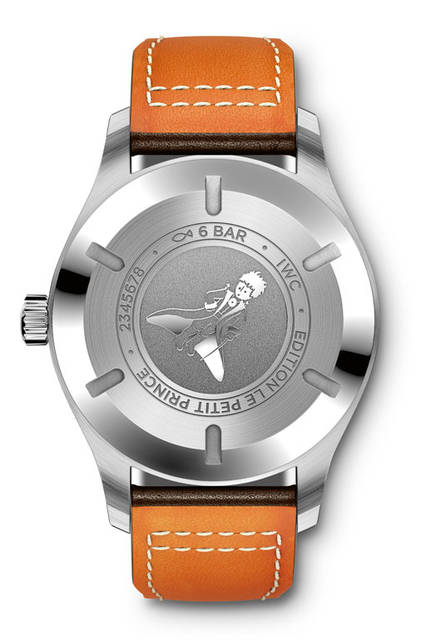 <strong>パイロット・ウォッチ・<br />マークXVIII “プティ・プランス”</strong><br />ケース｜ステンレススチール<br />直径｜40mm<br />厚さ｜11mm<br />ムーブメント｜自動巻き（Cal.30110）<br />防水｜6気圧<br />ストラップ｜サントーニ製カーフ<br />機能｜日付表示<br />発売時期｜2016年4月予定<br />価格｜51万5000円