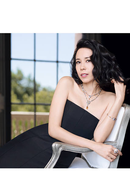Actress and singer Karen Mok. Of Welsh, Chinese, and Persian descent, she is fluent in five languages, has appeared in over 40 films, and boasts numerous awards.