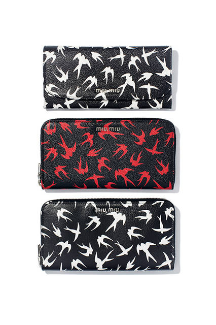 Miu Miu Pop-Up Store Opens at Isetan ShinjukuWallet, Round Zip Wallet ¥74,520 each