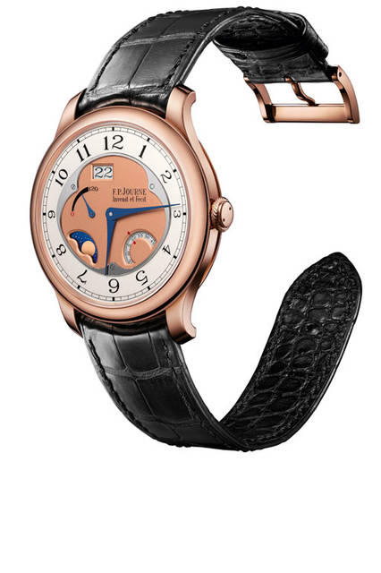 <strong>Octa Divina</strong><br />Case: 18K Rose Gold<br />Diameter: 40mm or 42mm<br />Thickness: 10.6 mm<br />Movement: Automatic (Cal.1300.3)<br />Power Reserve: 160 hours ± 12 hours (120-hour display)<br />Functions: Moon phase, big date, power reserve indicator, small seconds<br />Strap: Alligator<br />Available Now<br />Price: ¥5,408,000 (excluding tax)