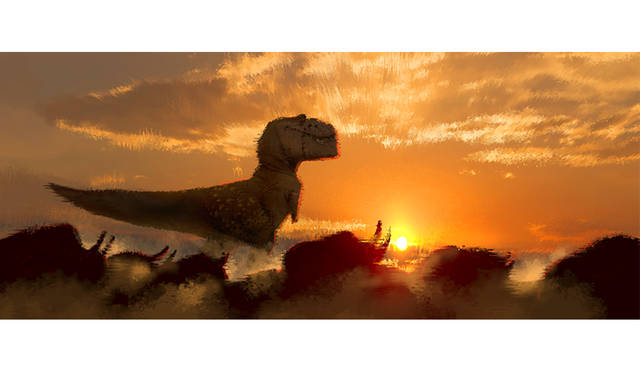 Sharon Callais | "Color Script" | The Good Dinosaur (2015) | Digital Painting | ©Disney/Pixar