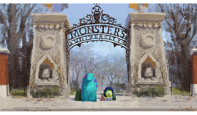 Daisuke "Dice" Tsutsumi | "Moment Painting: Expulsion" | Monsters University (2013) | Digital Painting | ©Disney/Pixar