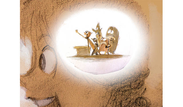 Kiel Murray (Layout: Ronnie del Carmen) | "Riley and the Emotions" | Inside Out (2015) | Digital Painting (Scanned Original: Pencil/Paper) | ©Disney/Pixar