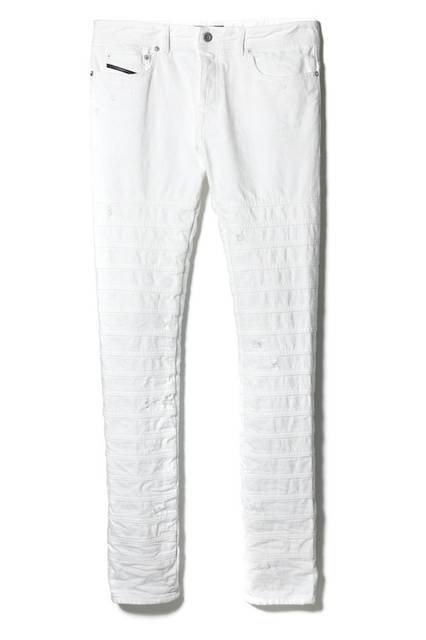 <strong>DIESEL BLACK GOLD Aoyama Exclusive</strong><br/>MEN'S Denim Pants (White)<br/>Price | ¥57,000