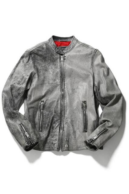 <strong>DIESEL Aoyama Exclusive</strong><br/>MEN'S Leather Jacket<br/>Price | ¥155,000