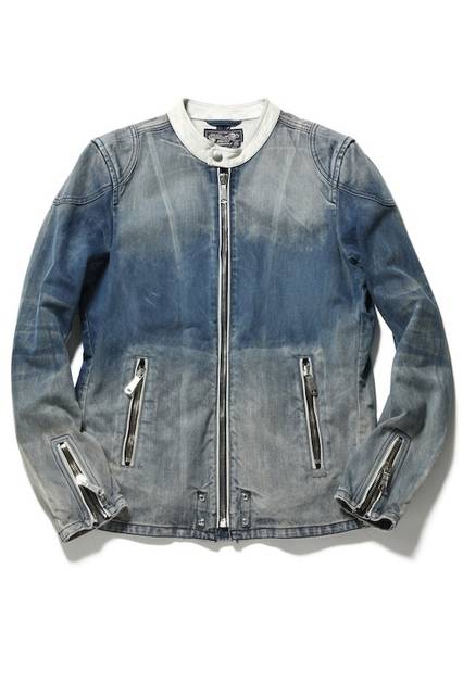 <strong>DIESEL Aoyama Exclusive</strong><br/>MEN'S Denim Rider Jacket<br/>Price | ¥82,000