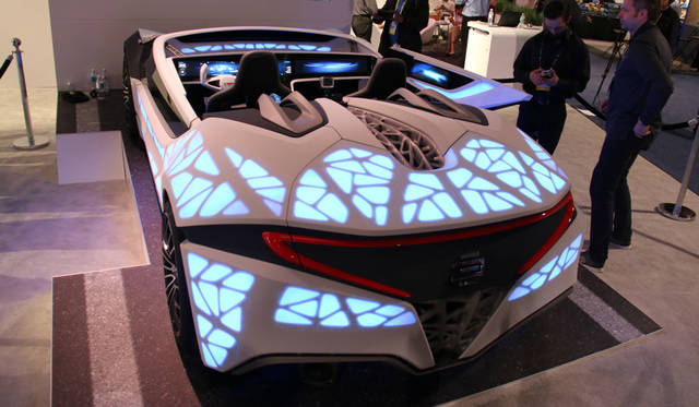 Bosch's demo unit for its next-generation dashboard concept.