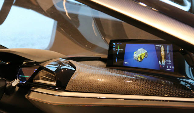 BMW i Vision Future Interaction with gesture control.