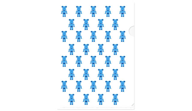 <strong>BE@RBRICK Clear File Set</strong> / Price ¥540 © Makoto Ohzu BE@RBRICK TM & © 2001-2016 MEDICOM TOY CORPORATION. All rights reserved.