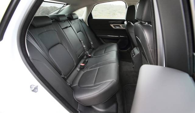Rear legroom increased by 15mm, knee room by 24mm, and headroom by 27mm compared to previous model
